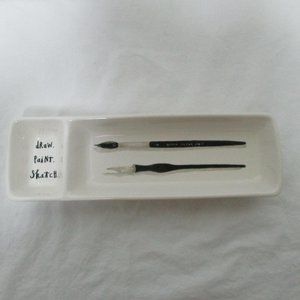 Rae Dunn Artisan Collection Draw Sketch Paint Tray